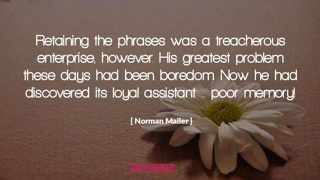 Norman Mailer Quotes: Retaining the phrases was a