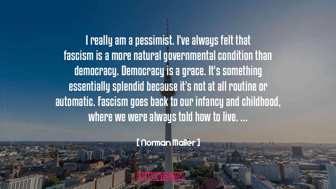 Norman Mailer Quotes: I really am a pessimist.