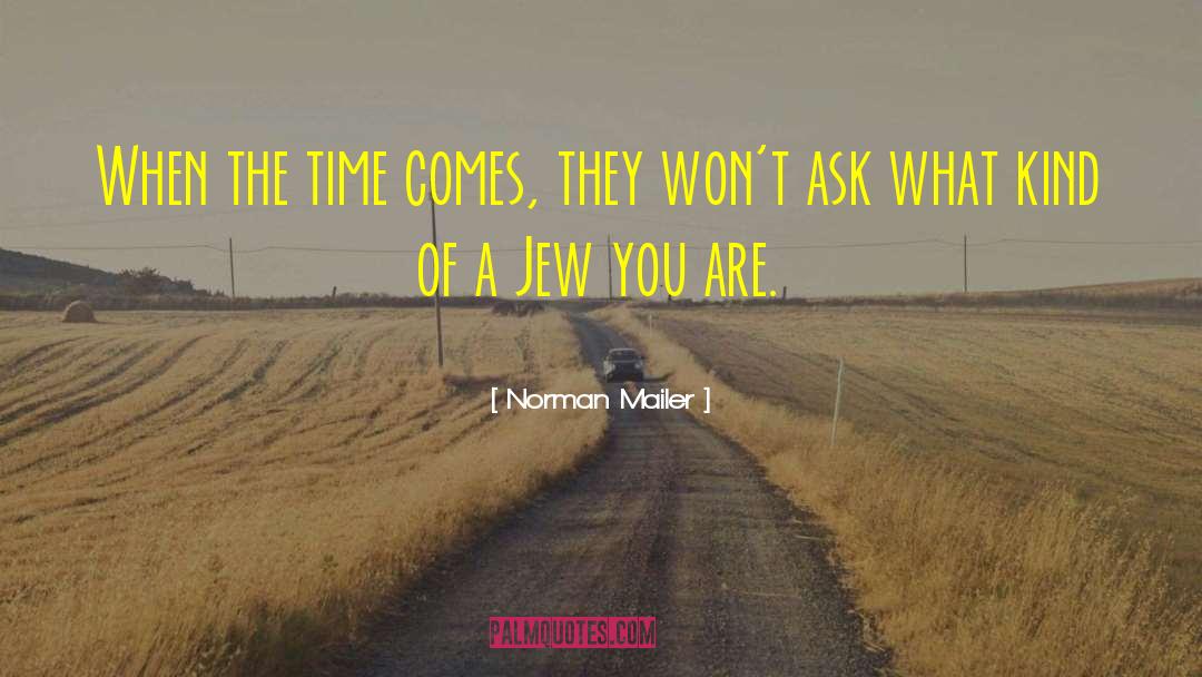 Norman Mailer Quotes: When the time comes, they