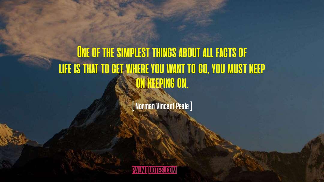 Norman Vincent Peale Quotes: One of the simplest things