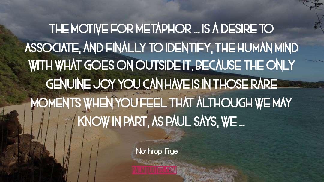 Northrop Frye Quotes: The motive for metaphor ...