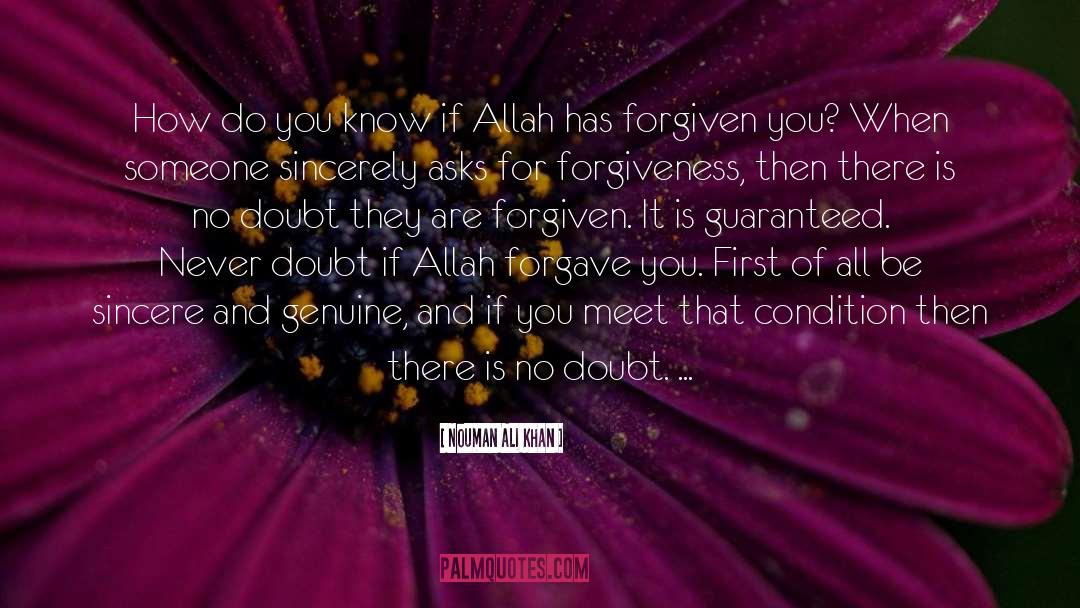 Nouman Ali Khan Quotes: How do you know if
