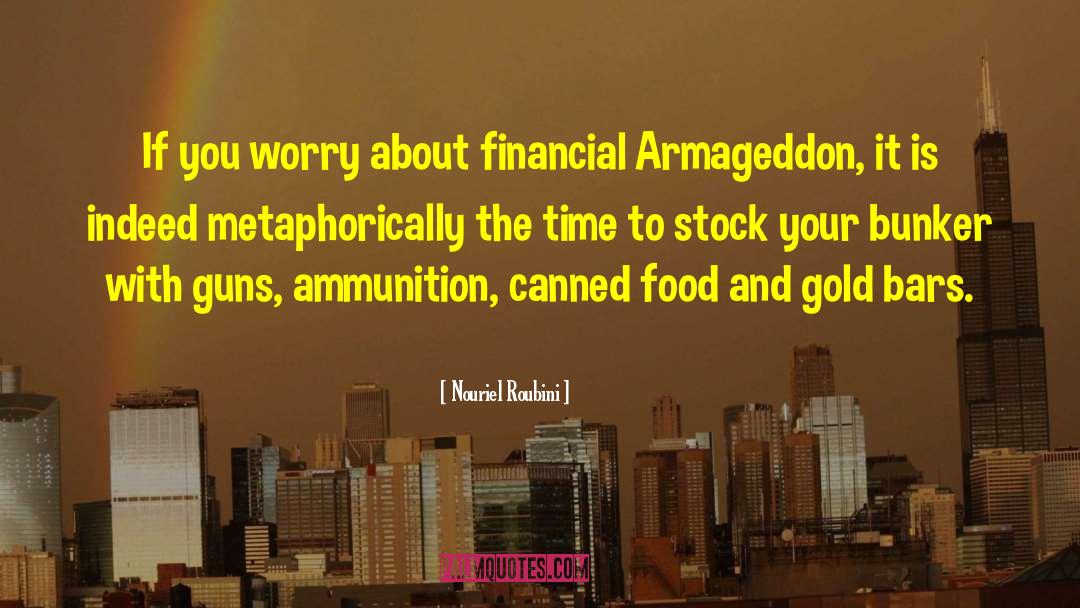 Nouriel Roubini Quotes: If you worry about financial