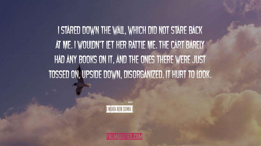 Nova Ren Suma Quotes: I stared down the wall,