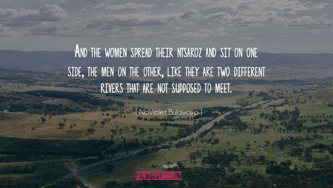 NoViolet Bulawayo Quotes: And the women spread their
