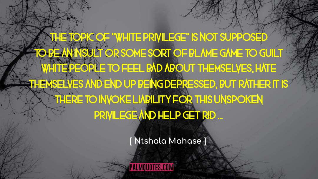 Ntshala Mahase Quotes: The topic of 