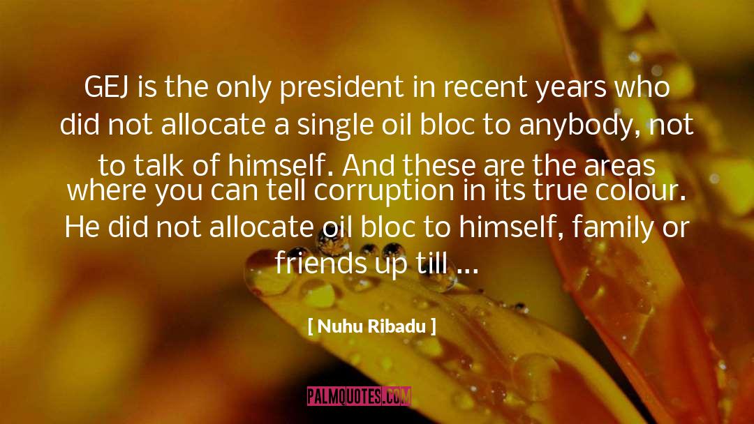 Nuhu Ribadu Quotes: GEJ is the only president