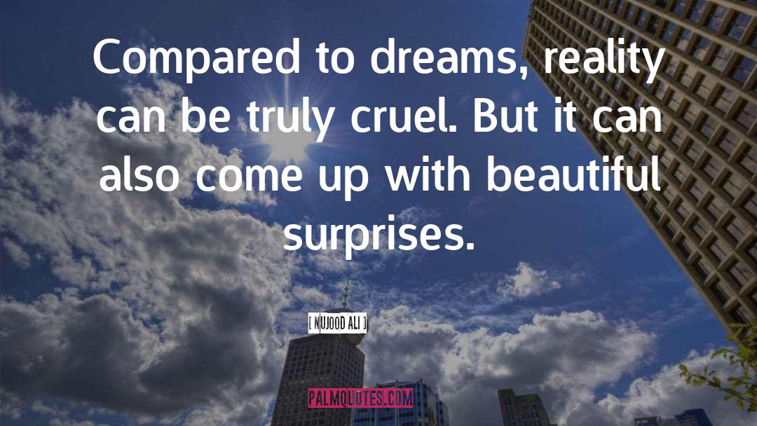 Nujood Ali Quotes: Compared to dreams, reality can