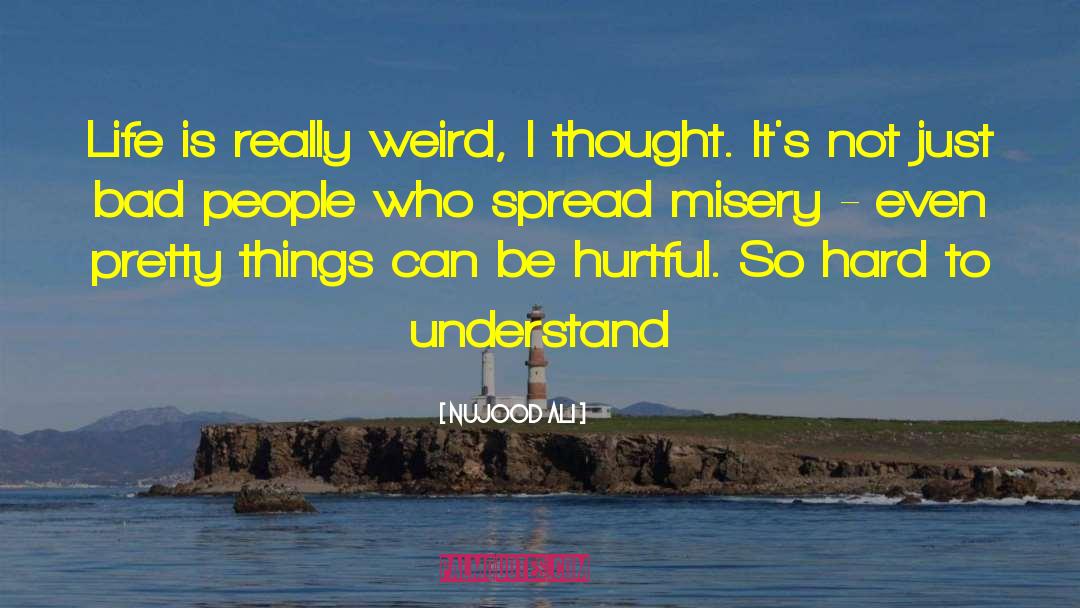 Nujood Ali Quotes: Life is really weird, I