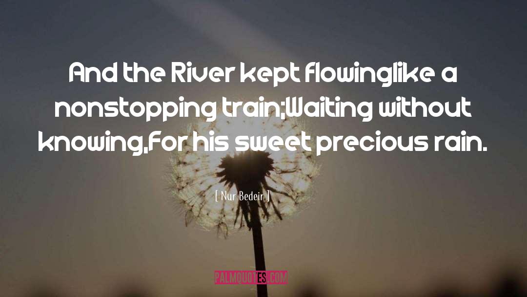 Nur Bedeir Quotes: And the River kept flowing<br