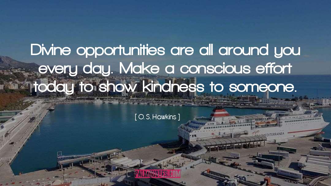 O. S. Hawkins Quotes: Divine opportunities are all around
