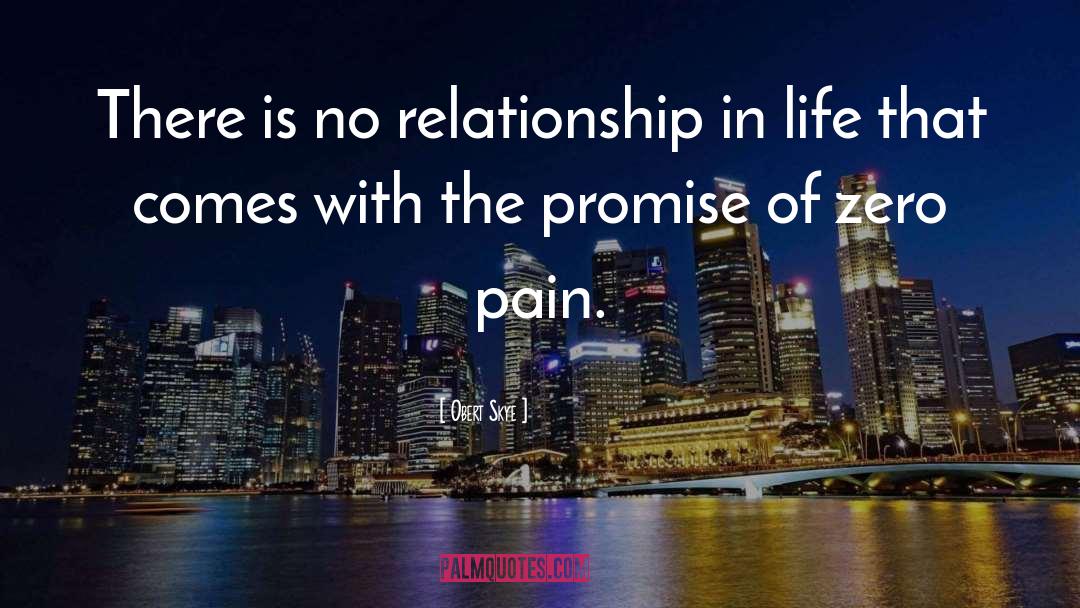 Obert Skye Quotes: There is no relationship in