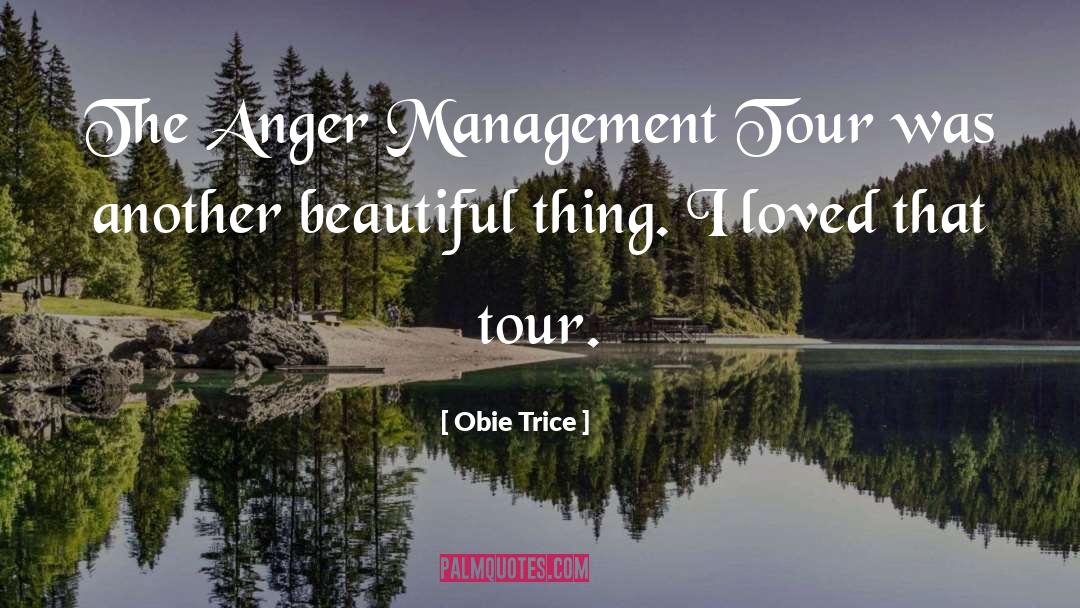 Obie Trice Quotes: The Anger Management Tour was