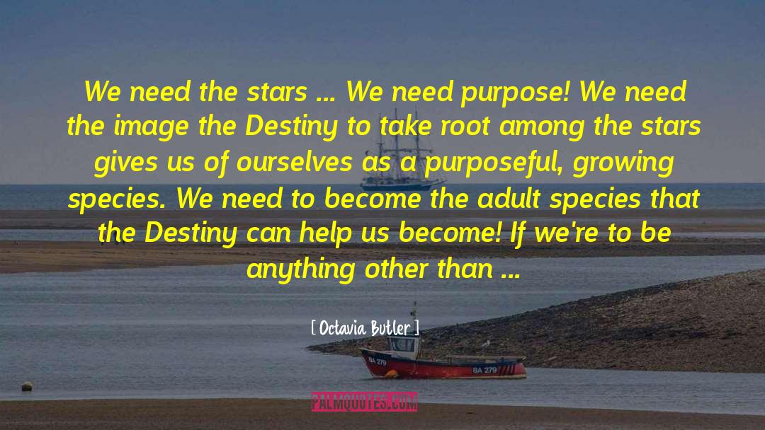 Octavia Butler Quotes: We need the stars ...