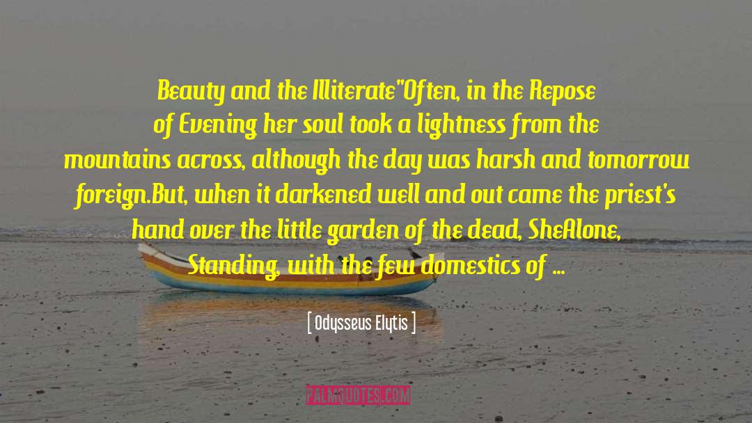 Odysseus Elytis Quotes: Beauty and the Illiterate