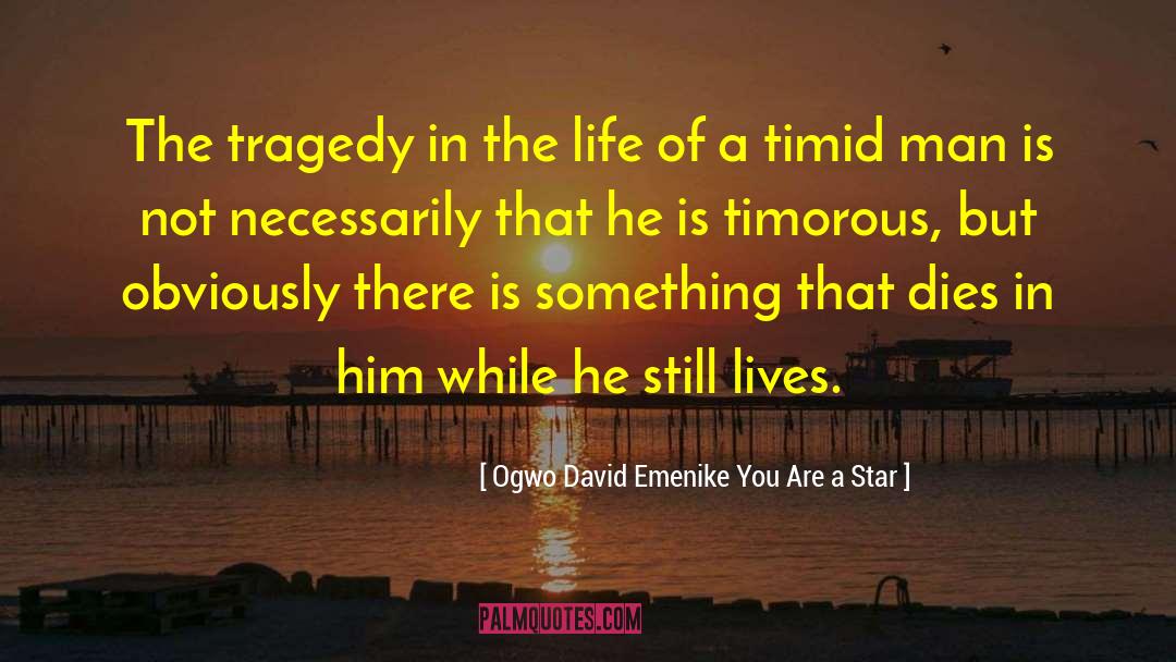 Ogwo David Emenike You Are A Star Quotes: The tragedy in the life