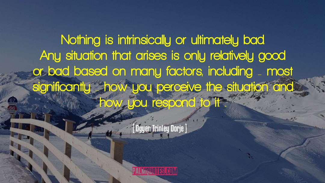 Ogyen Trinley Dorje Quotes: Nothing is intrinsically or ultimately