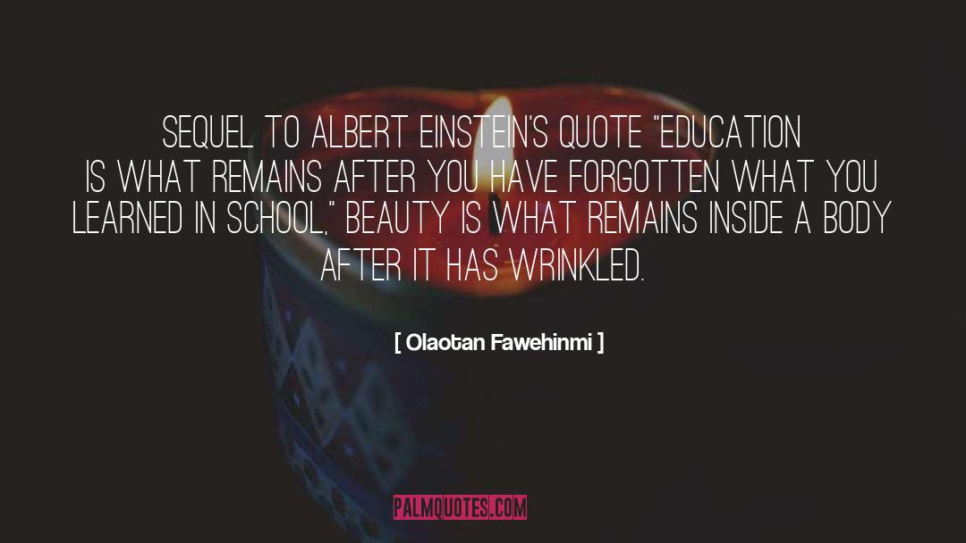 Olaotan Fawehinmi Quotes: Sequel to Albert Einstein's quote