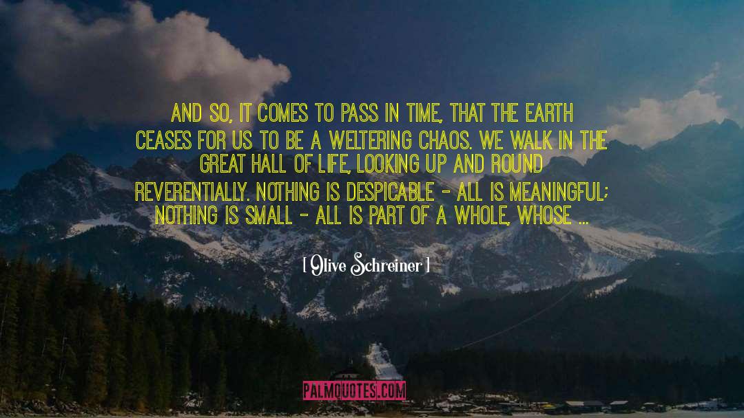 Olive Schreiner Quotes: And so, it comes to