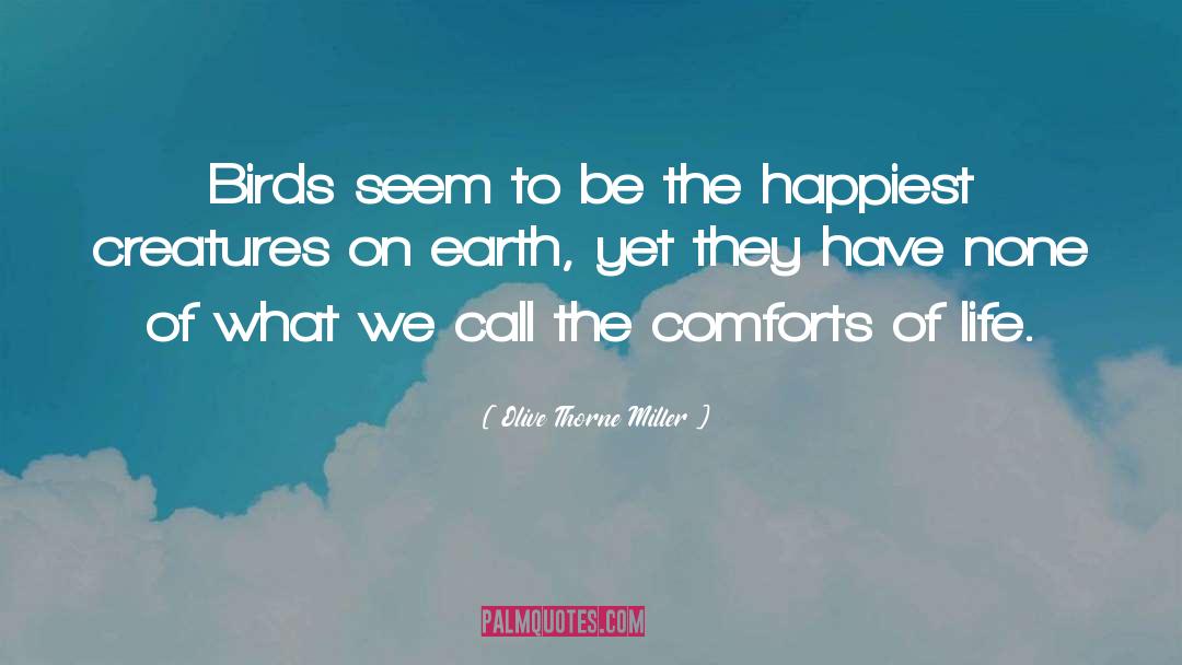 Olive Thorne Miller Quotes: Birds seem to be the