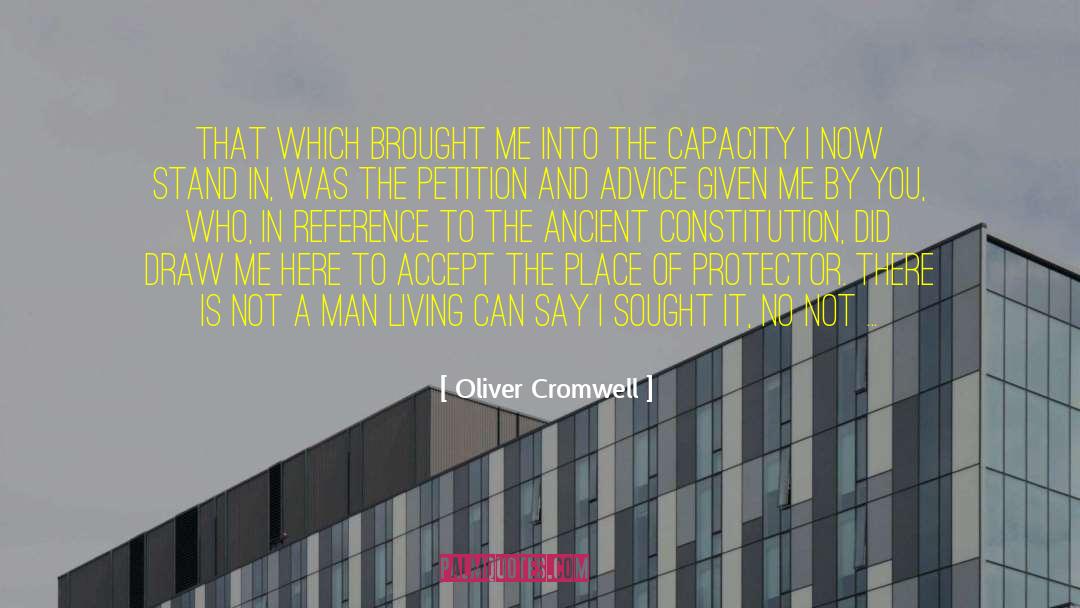 Oliver Cromwell Quotes: That which brought me into