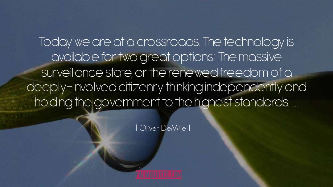 Oliver DeMille Quotes: Today we are at a