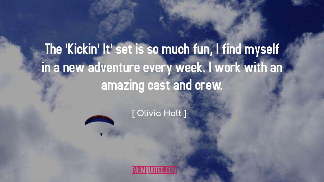 Olivia Holt Quotes: The 'Kickin' It' set is