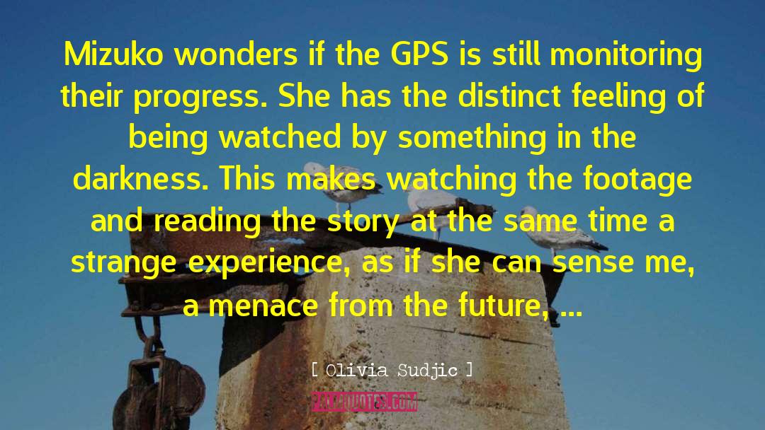 Olivia Sudjic Quotes: Mizuko wonders if the GPS