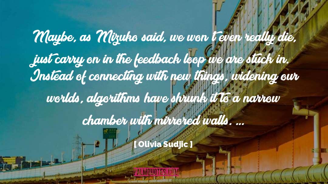 Olivia Sudjic Quotes: Maybe, as Mizuko said, we