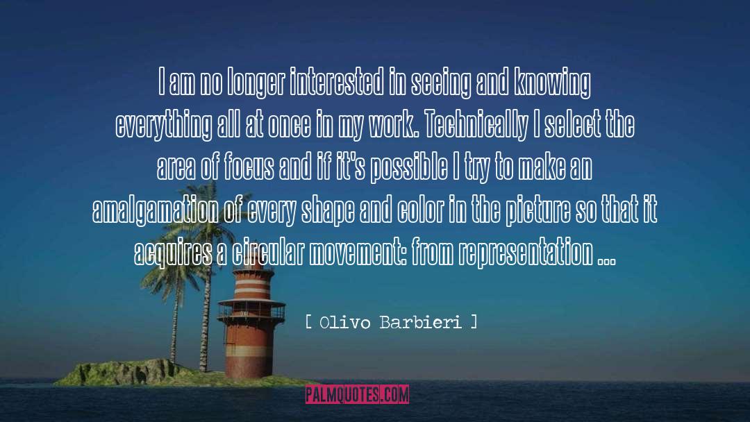 Olivo Barbieri Quotes: I am no longer interested