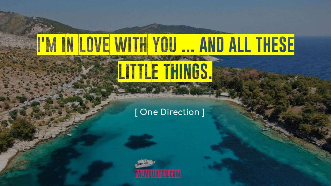 One Direction Quotes: I'm in love with you