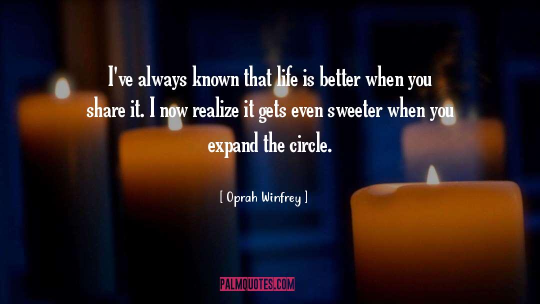 Oprah Winfrey Quotes: I've always known that life