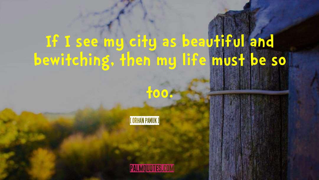 Orhan Pamuk Quotes: If I see my city