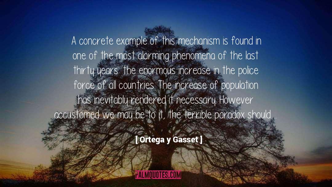 Ortega Y Gasset Quotes: A concrete example of this