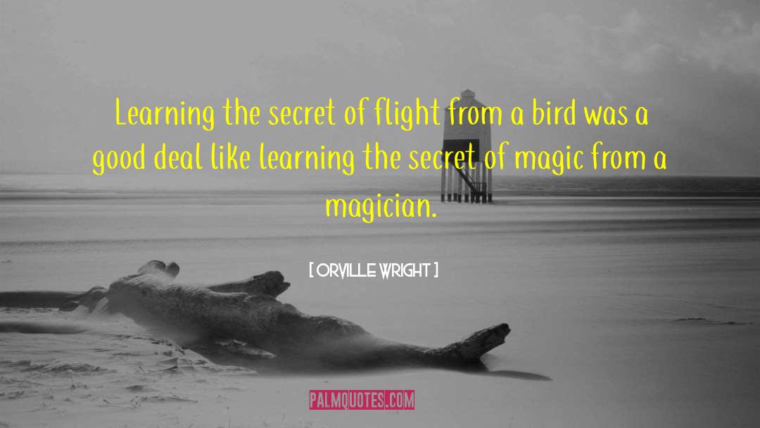 Orville Wright Quotes: Learning the secret of flight