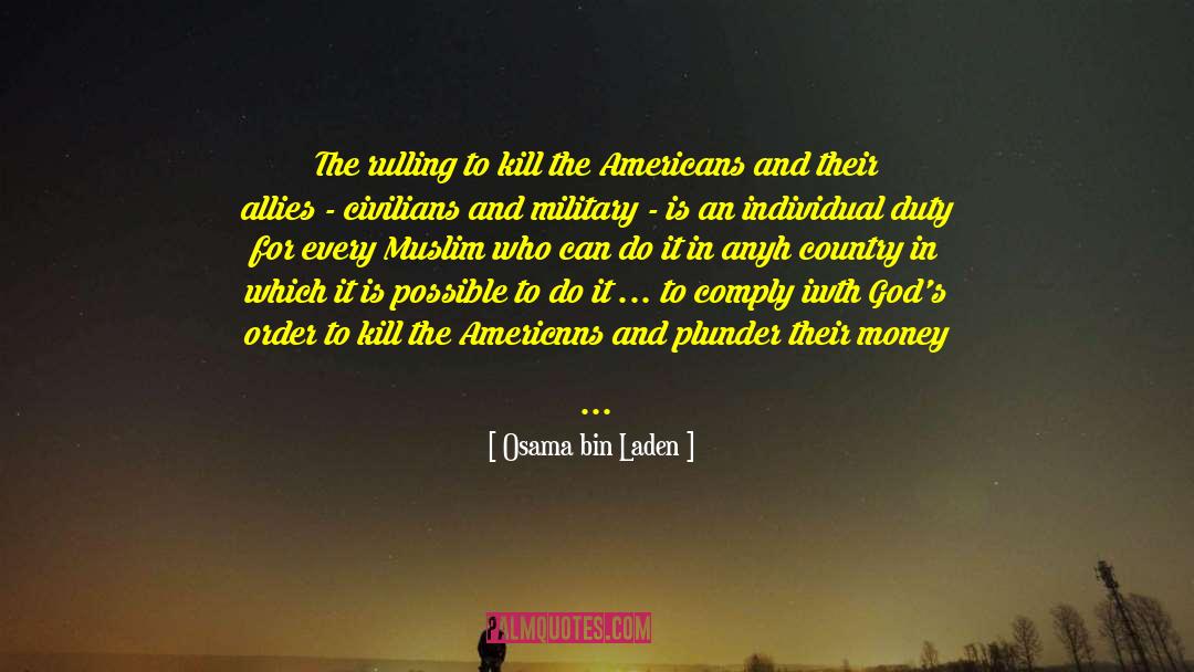 Osama Bin Laden Quotes: The rulling to kill the