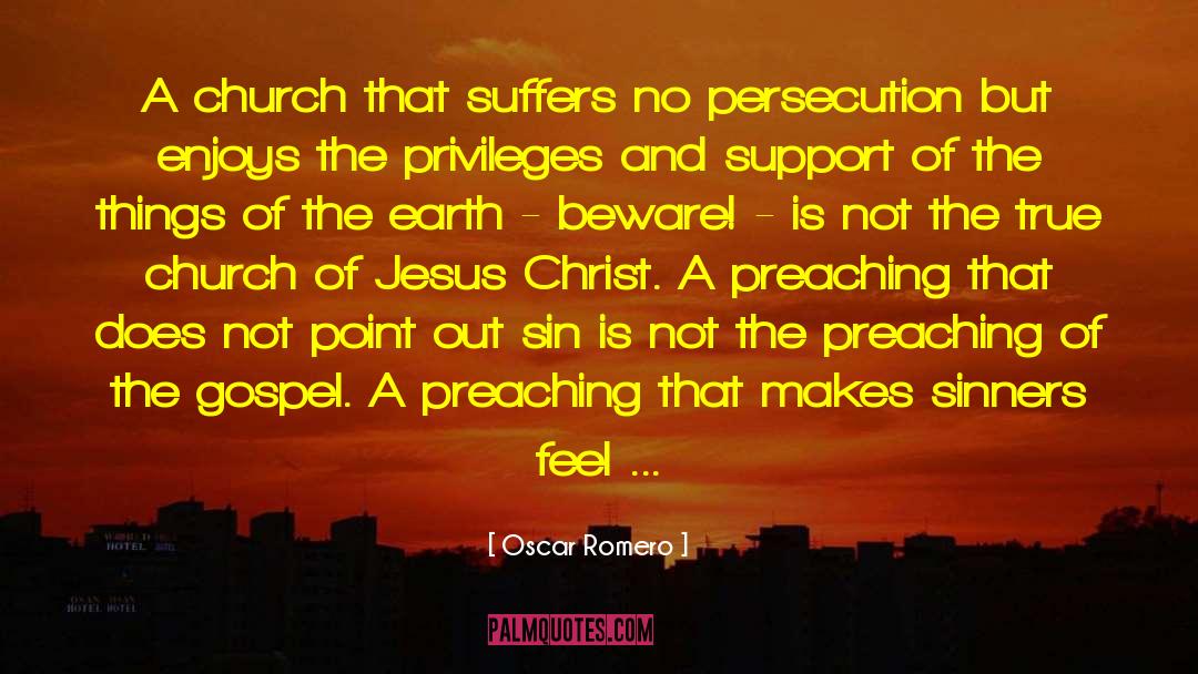 Oscar Romero Quotes: A church that suffers no