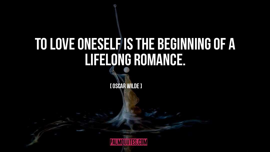 Oscar Wilde Quotes: To love oneself is the