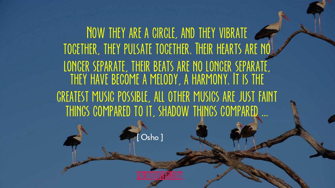 Osho Quotes: Now they are a circle,