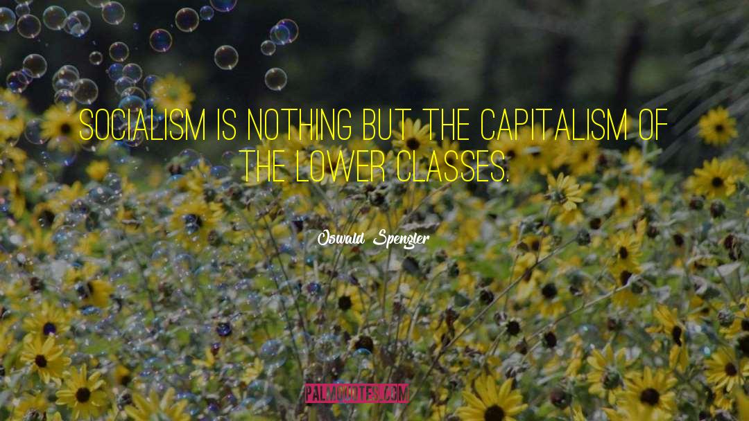 Oswald Spengler Quotes: Socialism is nothing but the