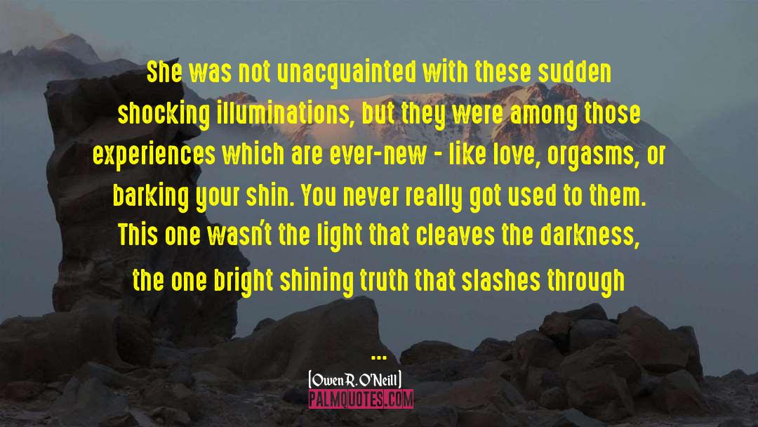 Owen R. O'Neill Quotes: She was not unacquainted with