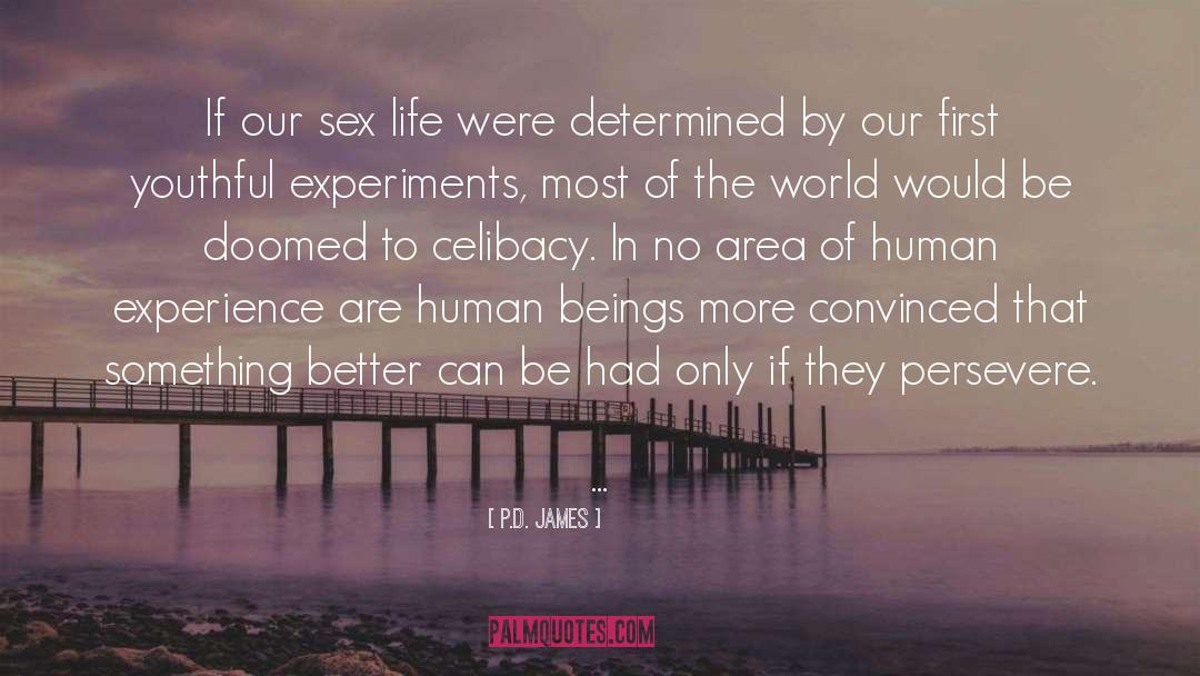 P.D. James Quotes: If our sex life were