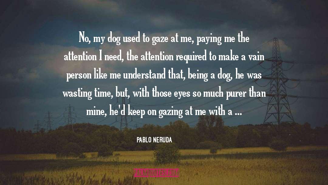 Pablo Neruda Quotes: No, my dog used to