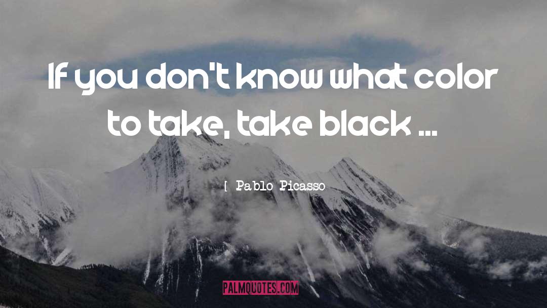 Pablo Picasso Quotes: If you don't know what