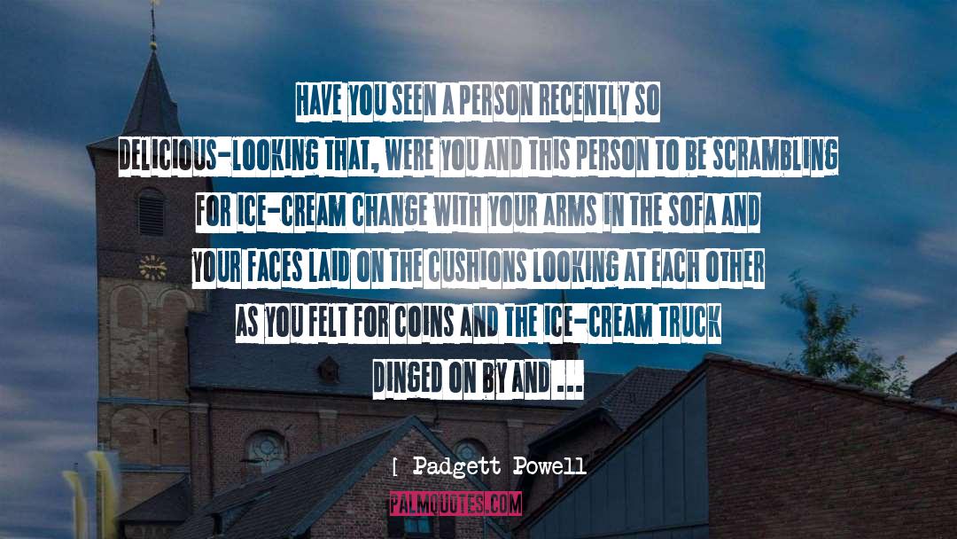 Padgett Powell Quotes: Have you seen a person