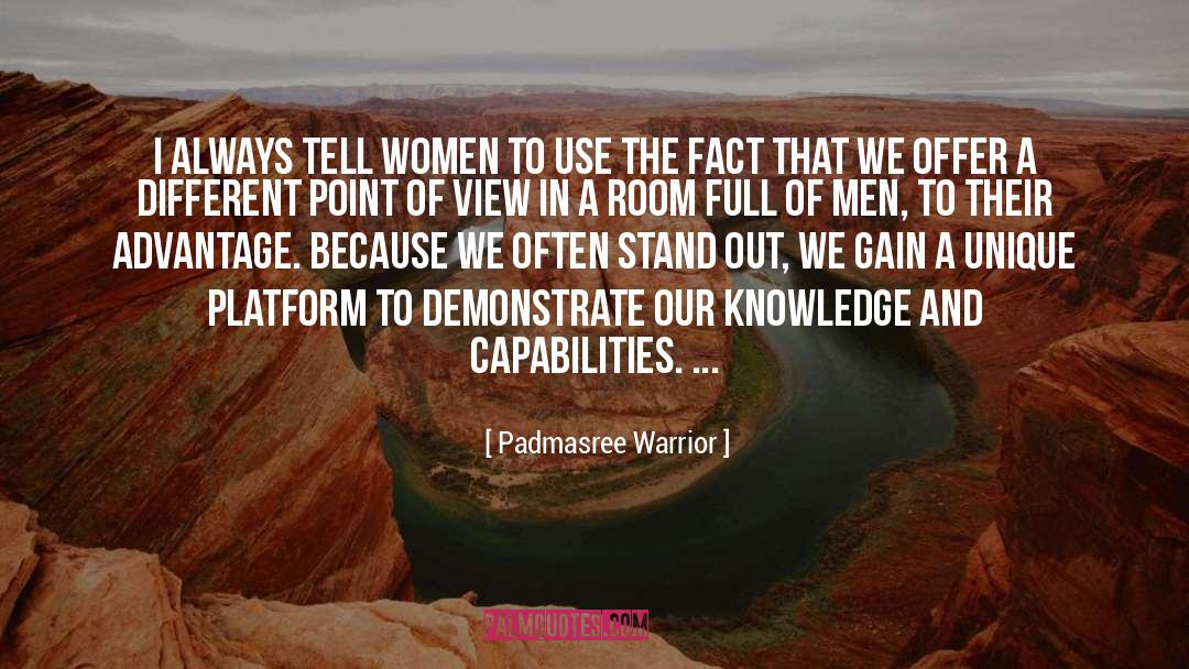 Padmasree Warrior Quotes: I always tell women to