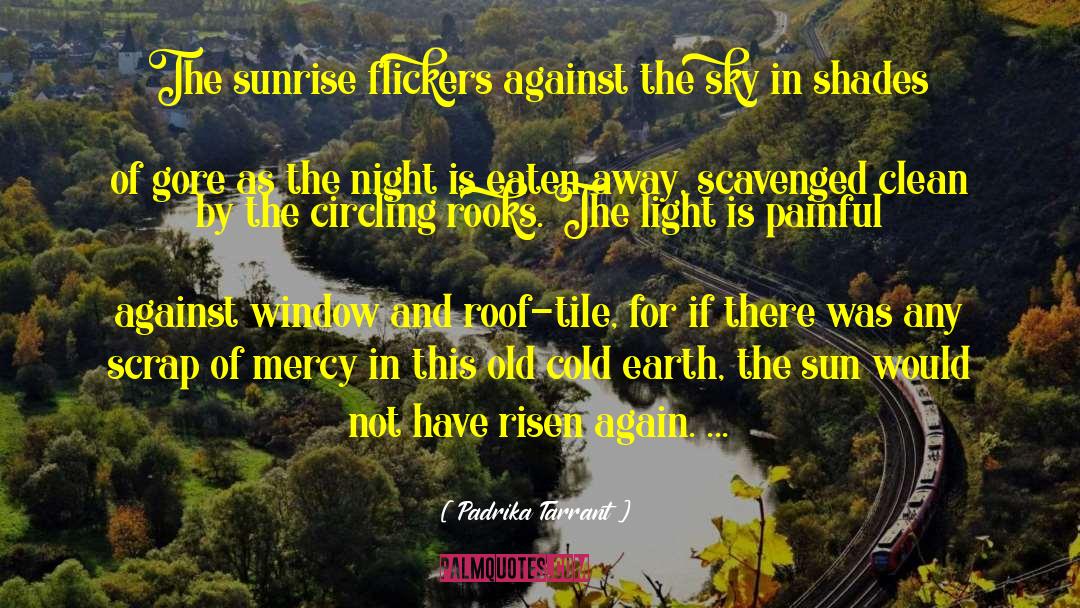 Padrika Tarrant Quotes: The sunrise flickers against the