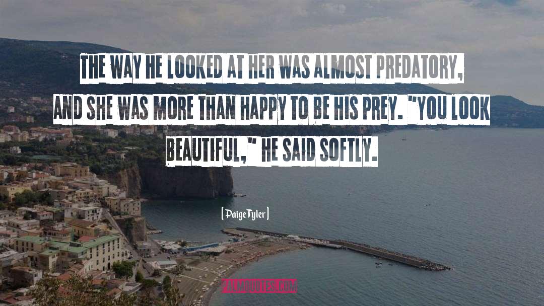Paige Tyler Quotes: The way he looked at