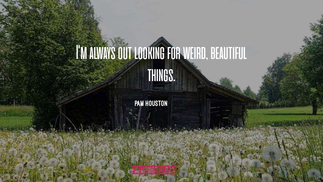 Pam Houston Quotes: I'm always out looking for