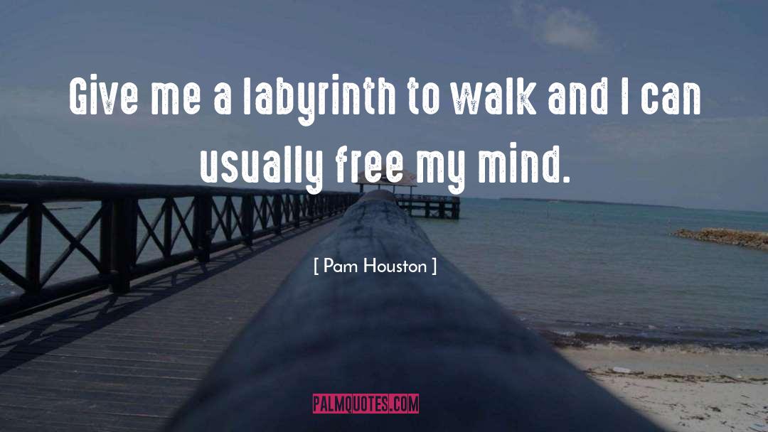 Pam Houston Quotes: Give me a labyrinth to
